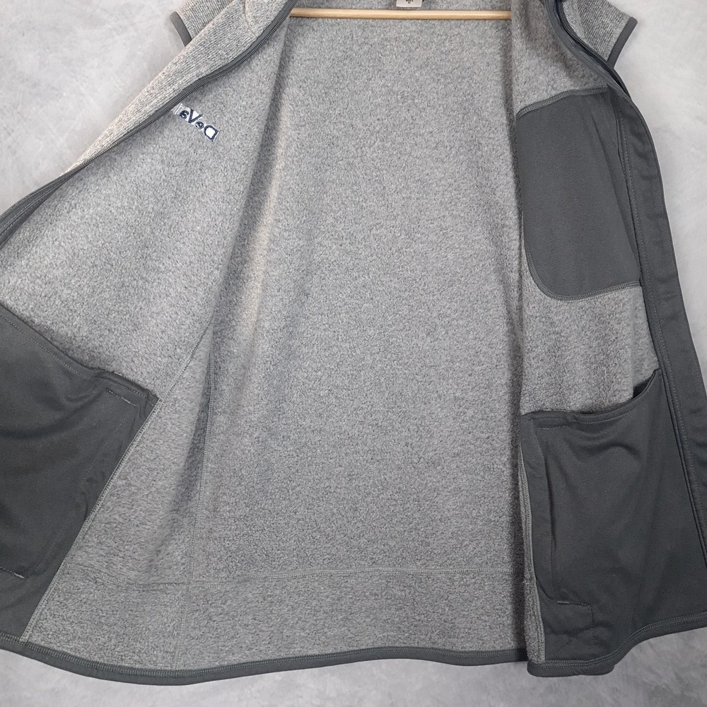 Patagonia Better Sweater Vest Mens XL Gray Heather Fleece Full Zip DeVa13 Logo - Picture 9 of 15
